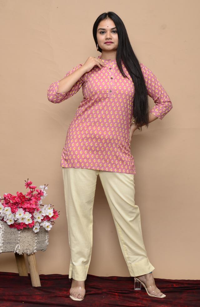 Ethnic Printed Short Kurti