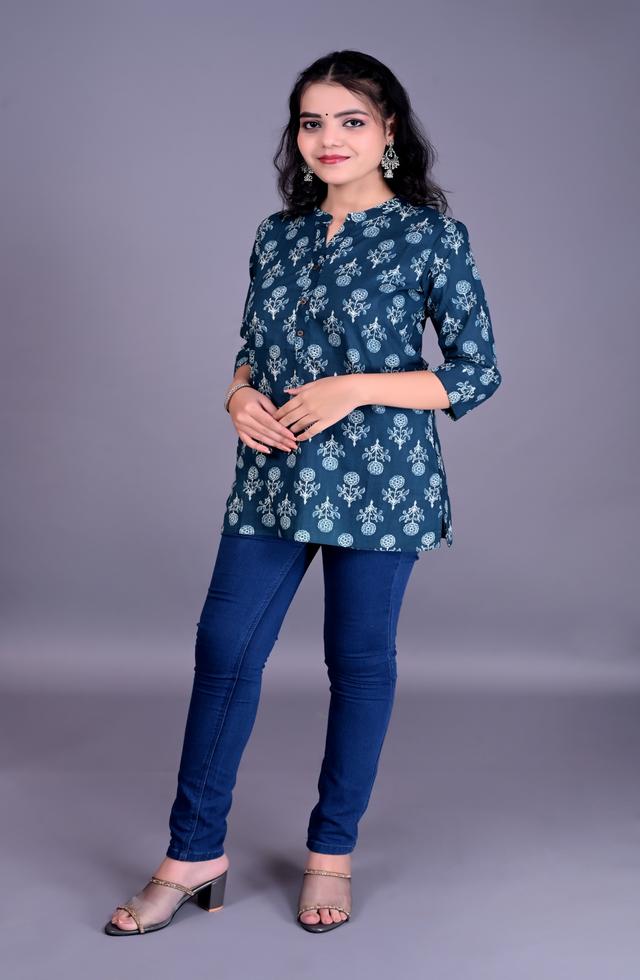 Pure Cotton Short Kurti