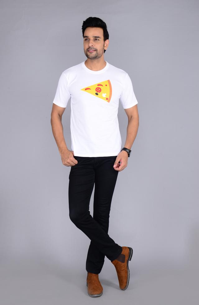 Comfy Printed Casual Wear T-Shirt For Men