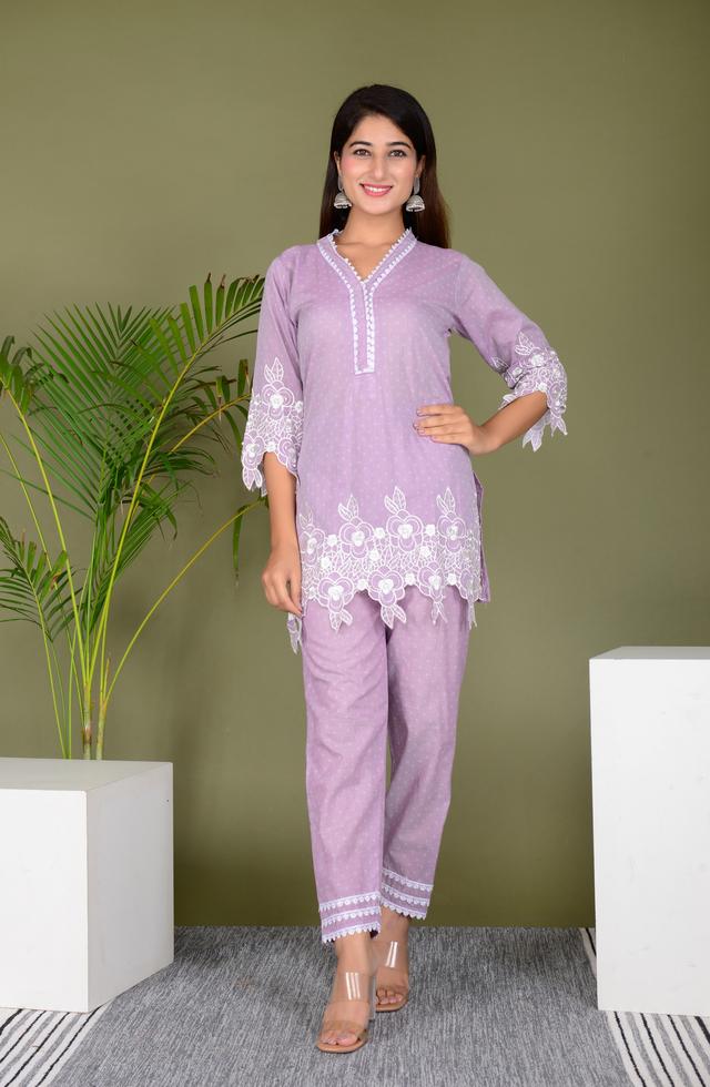 Trendy Chanderi Co-Ord Set