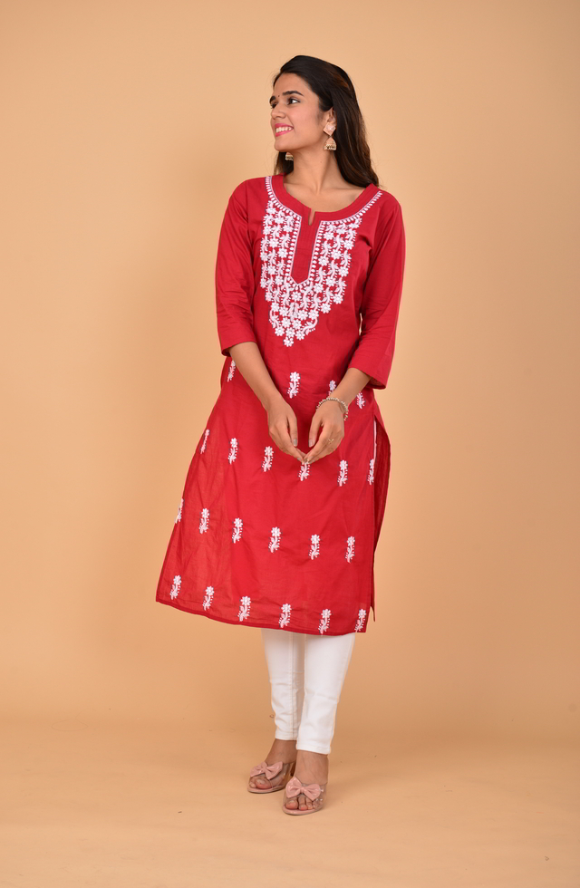 Chikankari Kurti For Women