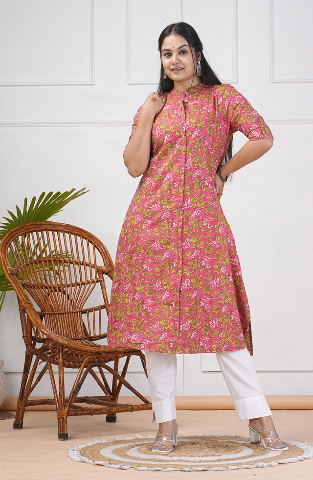 Beautiful Gaajri A-Line Kurti