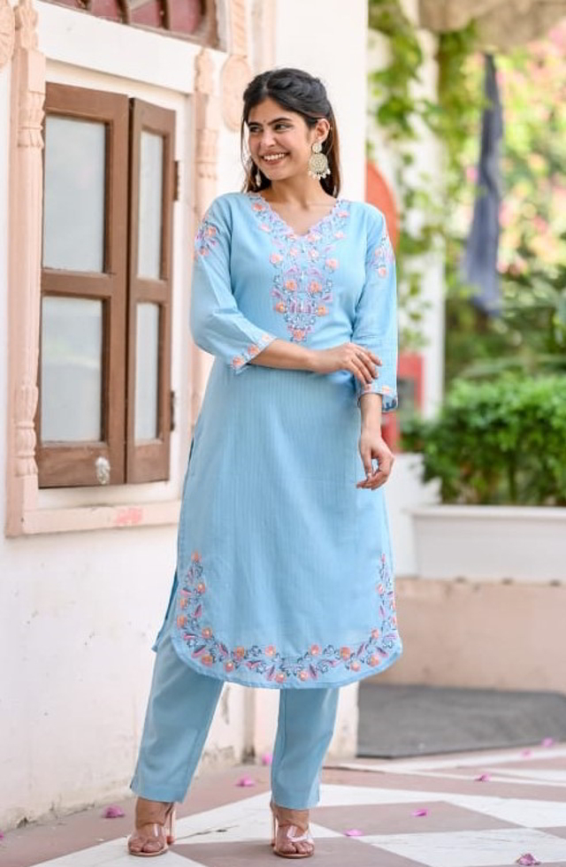 New Trendy Straight Suit Set