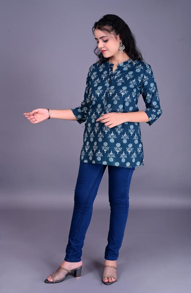 Pure Cotton Short Kurti