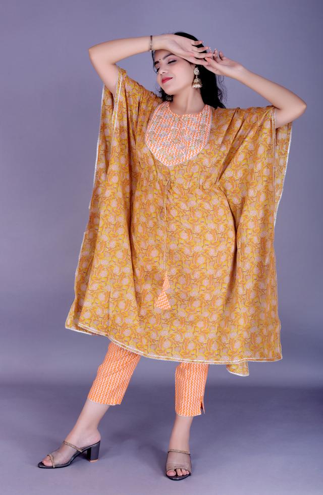 Pure Cotton Kaftan Set