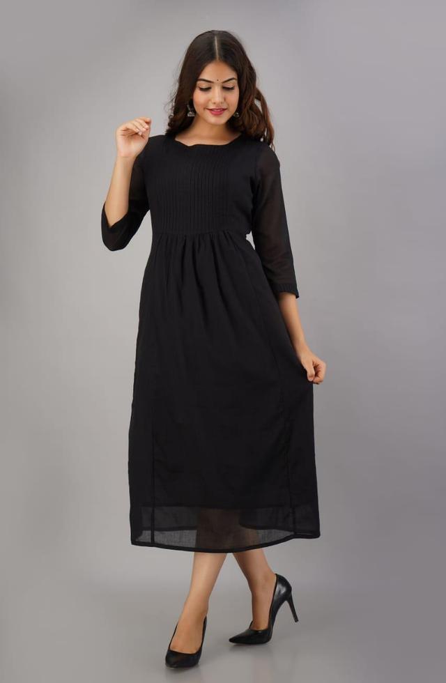 Bold Black Middy For Women
