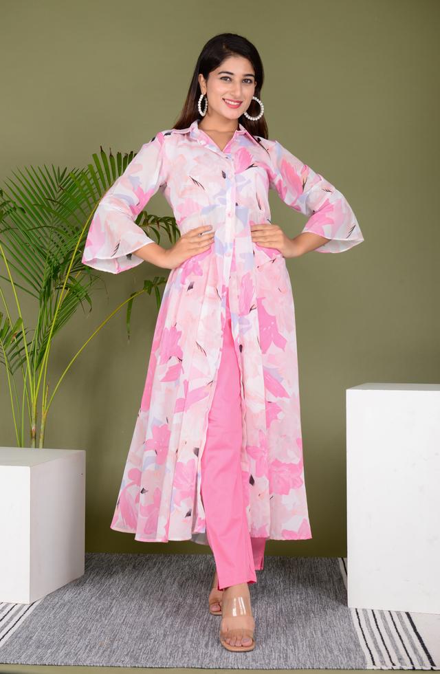 Front Cut Designer Co-Ord Set