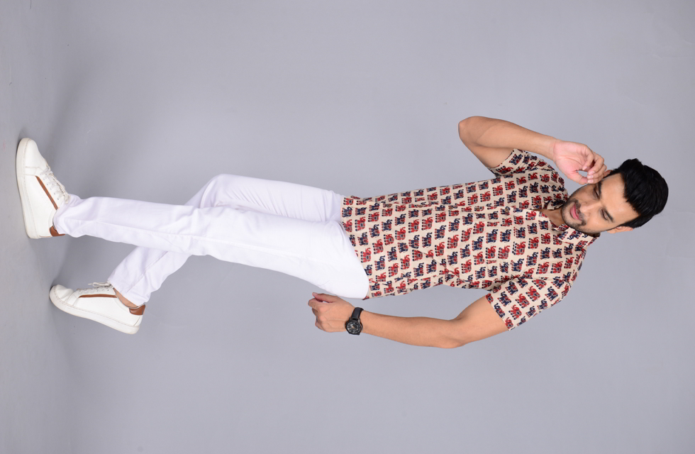 Attractive Men Jaipuri Printed Shirt