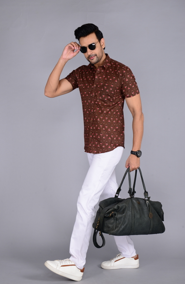 Men Jaipuri Printed Shirt