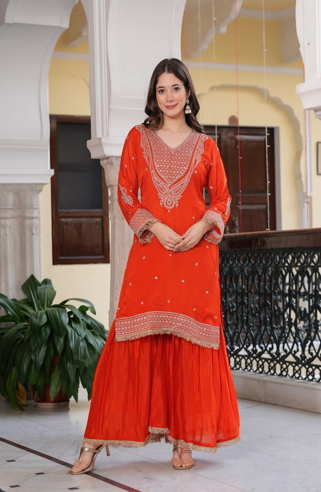 Fabulous Sharara Set For Women