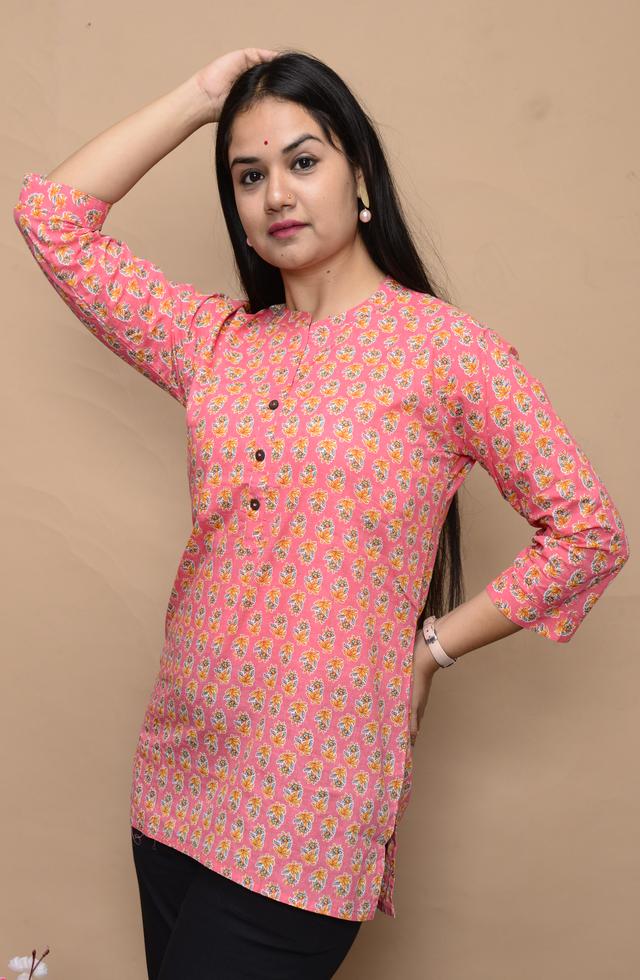 Women Printed Short Kurti