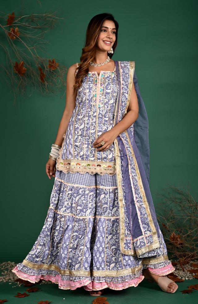 Heavy Sharara Set