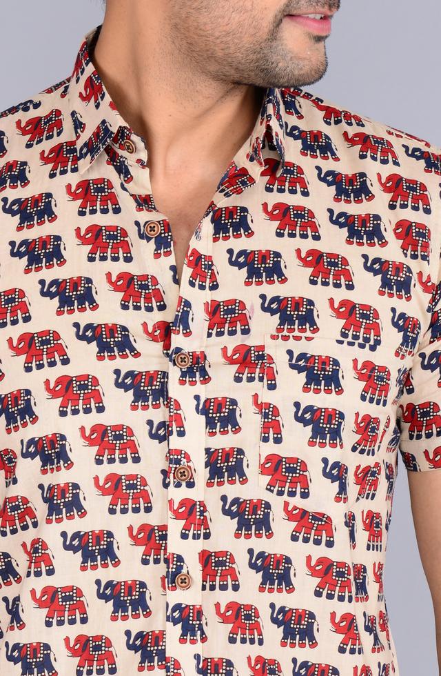 Attractive Men Jaipuri Printed Shirt