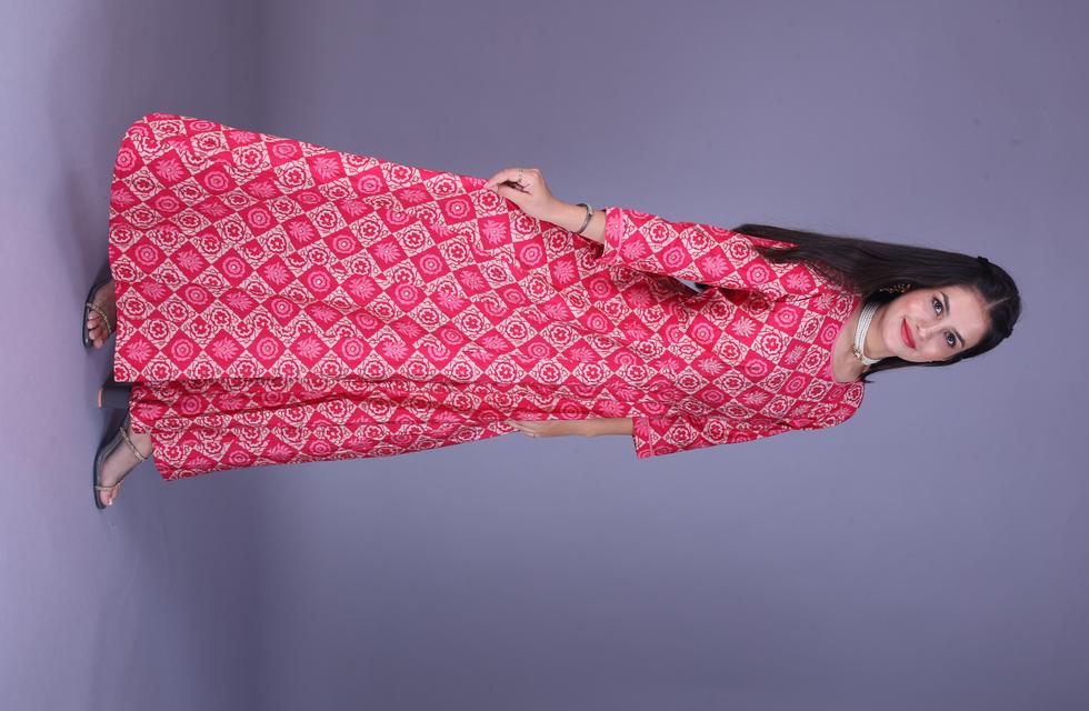Elegant Pure Silk Long Dress