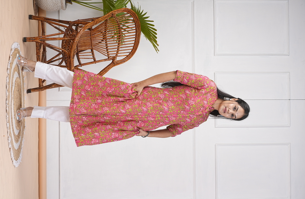 Beautiful Gaajri A-Line Kurti