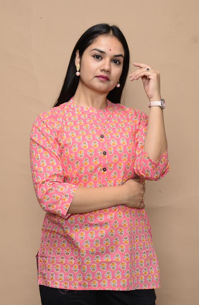 Women Printed Short Kurti