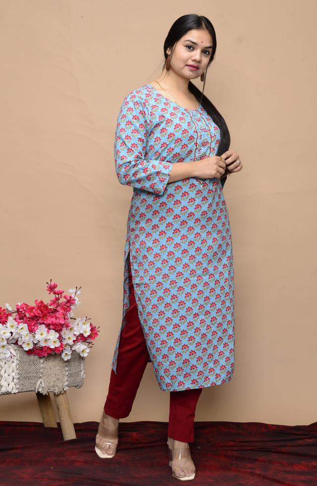 Beautiful Kurti With Mirror Work