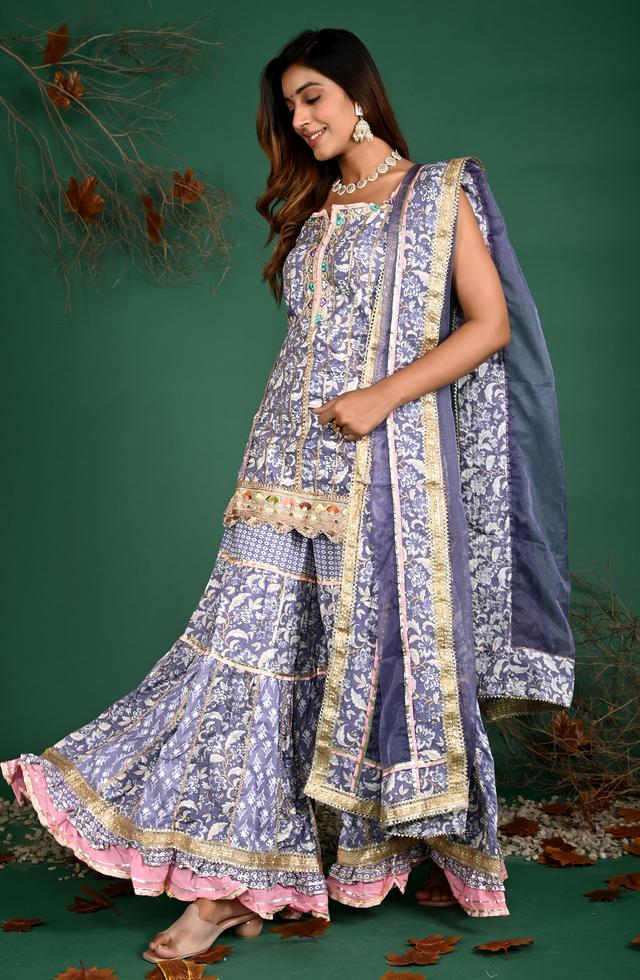 Heavy Sharara Set