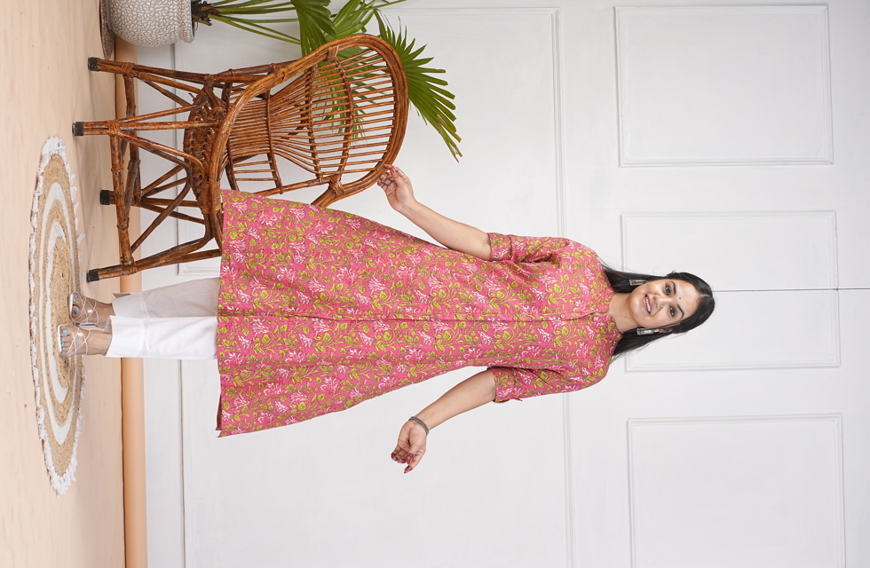 Beautiful Gaajri A-Line Kurti