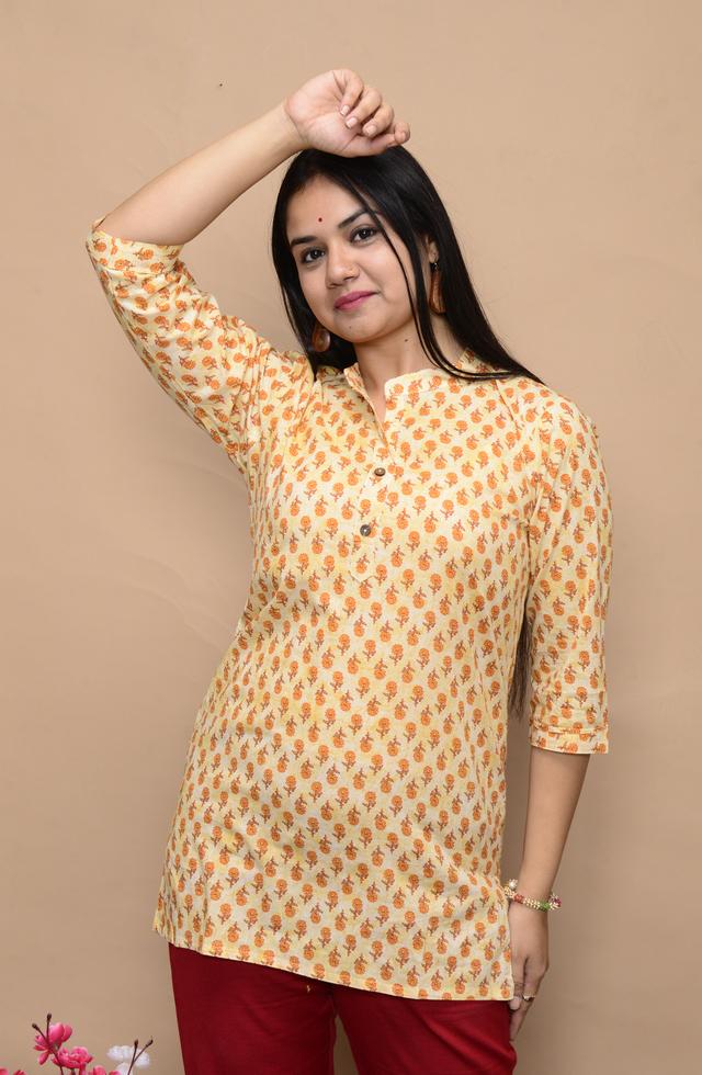 Pure Cotton Printed Top