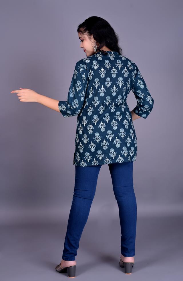 Pure Cotton Short Kurti