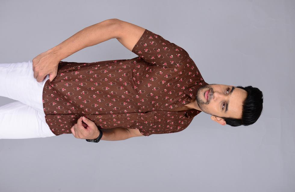 Men Jaipuri Printed Shirt