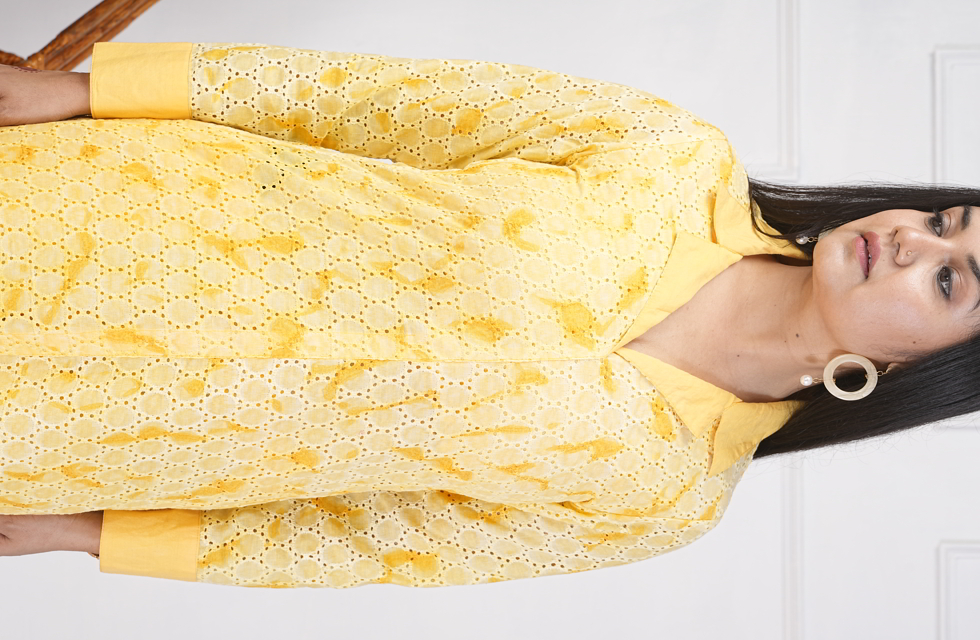 Stylish Co-ord Set In Yellow