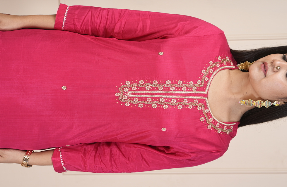 Elegant Silk Long Kurta For Women