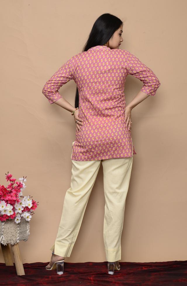 pEthnic Printed Short Kurti