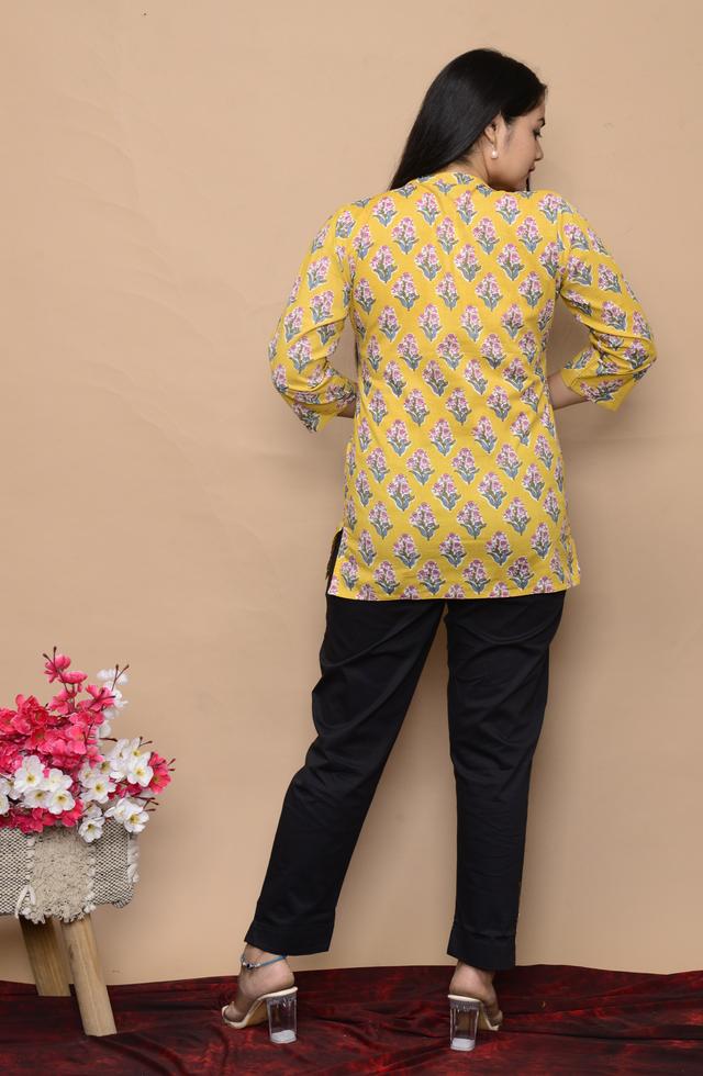 pMotifs Printed Short Kurti