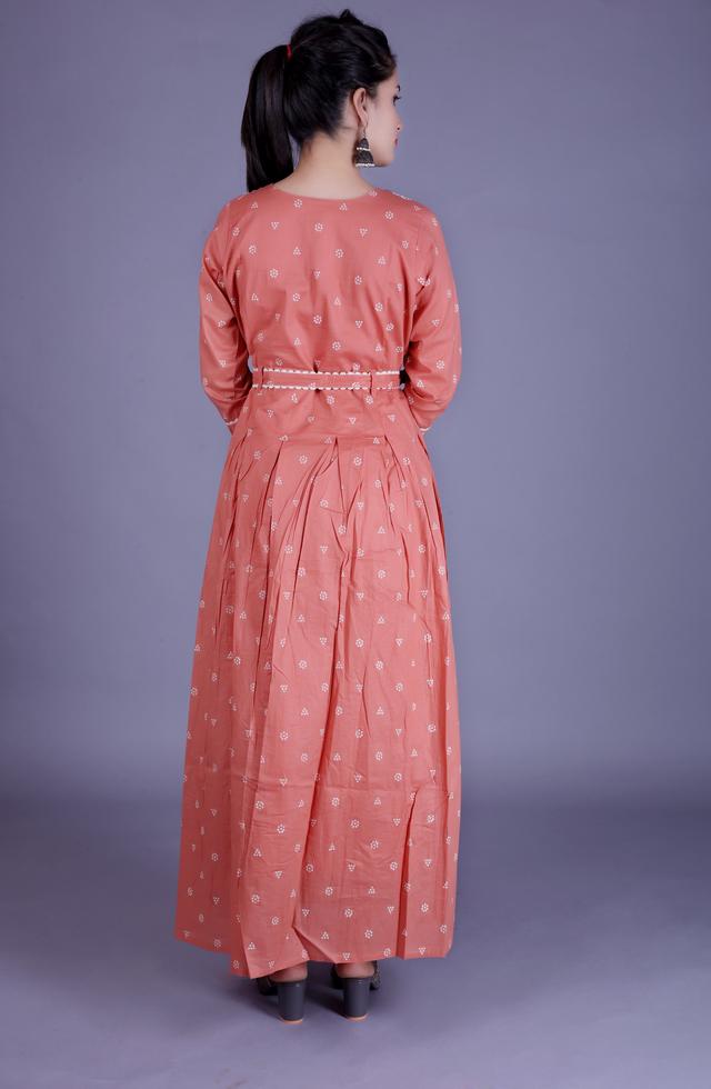 pStunning Embroidery Long Dress